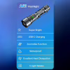 Ручной фонарь YEMAO YM-А60, 1200LM, TG LED, Zoom, 1x18650 аккум, TYPE-C - Image 2