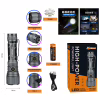 Ручной фонарь YEMAO YM-А70, 1500LM, 20W LED, Zoom, 1x21700 аккум, TYPE-C - Image 1