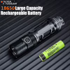 Ручной фонарь YEMAO YM-А6, 2200LM, P80 LED, Zoom, 1x18650 аккум, TYPE-C - Image 10