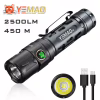 Ручний ліхтар YEMAO YM-А7, 2200LM, P80 LED, Zoom, 1x21700 акум, TYPE-C - Image 10