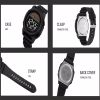 Годинник наручний SKMEI 2358BKBK, BLACK-BLACK, Solar Power, 11464 - Image 4