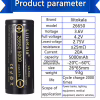 Аккумулятор LiitoKala 26650, 50A-JT, 5000mAh - Image 2
