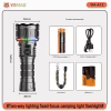 Ручний ліхтар YEMAO YM-A12 12XTE+RGB, 1x21700, ЗП Type-C - Image 2