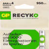Аккумулятор GP Recyko 950mAh Eco, Ni-MH AAA, 1.2V, 2.4A, LSD70-5, Box 4шт. - Image 1