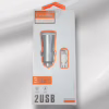 Автомобильное зарядное устройство USB x 2 Dekkin DK-36 / MicroUSB / DC5V-3.4A - Image 2