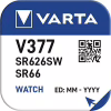 Батарейка Varta V377, SR626SW, D377, SR66, RW329 - Image 3