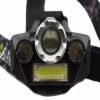 Налобный фонарь RB129, TD-812-T6, 1х18650 Акк., T6+2хXPE+COB, Zoom, MicroUSB ЗУ - Image 3