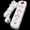 Подовжувач RLFR з заземленням 3 розетки 5 метрів + USB - Image 1