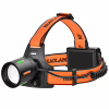 Налобный фонарь Bailong BL-T67-TG+COB, Белый, Красный, 3x18650, 1 режим, power bank, ЗУ Type-C, zoom - Image 3