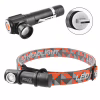 Налобный фонарь W01, Акк., LED, USB зарядка, магнит - Image 1