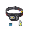 Налобный фонарь Bailong BL-1804A, LED+COB, cенсор, аккумулятор 18650, micro USB - Image 3