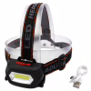Налобний ліхтар Bailong BL-203, LED+COB, акумулятор, micro USB, 7568 - Image 4