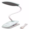 Настільна LED лампа акумуляторна прищіпка WD305 - BL-TD01/ Сенсор/ 3 режими/microUSB - Image 1