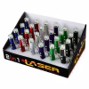 Фонарь брелок (LED+Лазер) 9618-2LED, лазер, 3xAG3,/кольцо/ (прозрачные 2) - Image 2