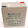 Аккумуляторная батарея Rablex 6V 4.5Ah (RB645), свинцово-кислотная (SLA) - Image 4