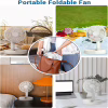 Вентилятор настольный складной USB мини-вентилятор Folding Fan с аккум. (WX6505) - Image 4