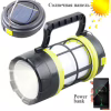 Фонарь для кемпинга 910-LED+COB, power bank, Li-Ion, солн. бат, ЗУ microUSB, Красный, Белый - Image 5