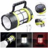 Фонарь для кемпинга 910-LED+COB, power bank, Li-Ion, солн. бат, ЗУ microUSB, Красный, Белый - Image 1