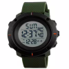 Годинники наручні SKMEI 1213AG, ARMY GREEN BIG SIZE, 9736 - Image 1