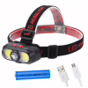 Налобний ліхтар KX-302-LED, 2COB, PL168, 1x18650, ЗУ Type-C - Image 4