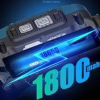 Налобний ліхтар Rablex RB954, жовтий+білий+червоний, T6+4хCOB, Сенсор, акум, Type-C - Image 3