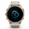 Смарт-годинник Garmin fenix 8 43mm, AMOLED, Saph, SftGldSS/FogGryLeatherBnd, Excl, GPS (010-02903-40) - Image 2