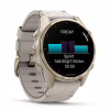 Смарт-годинник Garmin fenix 8 43mm, AMOLED, Saph, SftGldSS/FogGryLeatherBnd, Excl, GPS (010-02903-40) - Image 3