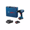 Шуруповерт Bosch GSB 183-LI 18V, 2х2Ah, 21-56Нм, 374-1815 об/хв, кейс, 1.2кг (0.601.9K9.100) - Image 1