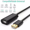 Дата кабель USB 2.0 AM to AF 20.0m Active black Ugreen (10324) - Image 2