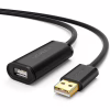 Дата кабель USB 2.0 AM to AF 20.0m Active black Ugreen (10324) - Image 1