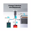 Зарядний пристрій Ugreen 3xUSB 65W GaN (2хUSB-C+USB-A) CD244 Grey (10335) - Image 3