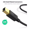 Кабель для принтера USB 2.0 AM/BM 1.5m Black Ugreen (10350) - Image 2