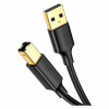 Кабель для принтера USB 2.0 AM/BM 3.0m US135 black Ugreen (10351) - Image 1