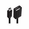 Перехідник OTG USB 2.0 AF to Mini 5P 0.1m US249 black Ugreen (10383) - Image 2