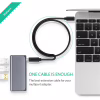 Дата кабель USB-C to USB-C 1.0m USB 3.1Gen2 100W US353 Black Ugreen (10387) - Image 3