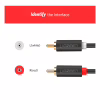Кабель мультимедийный 2xRCA M to 2xRCA M 3.0m AV104 black Ugreen (10519) - Image 9