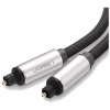 Кабель мультимедийный Optical Toslink 1.5m AV108 black Ugreen (10542) - Image 4