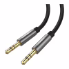 Кабель мультимедийный 3.5mm M to 3.5mm M 1.0m AV119 black Ugreen (10733) - Image 1