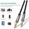Кабель мультимедийный 3.5mm M to 3.5mm M 2.0m AV119 black Ugreen (10735) - Image 4
