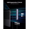 Концентратор Ugreen USB3.0 Type-C to HDMI 4K30Hz/USB 3.0x2/RJ45/PD CM418 (10919) - Image 6