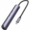 Концентратор Ugreen USB3.0 Type-C to HDMI 4K30Hz/USB 3.0x2/RJ45/PD CM418 (10919) - Image 1