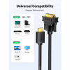 Кабель мультимедійний HDMI M to DVI M 1.5m HD106 black Ugreen (11150) - Image 2