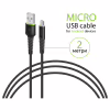 Дата кабель USB 2.0 AM to Micro 5P 2.0m CBFLEXM2 black Intaleo (1283126521430) - Image 3