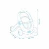 Коляска для ляльок Smoby Little для прогулянок 3в1, з пупсом, синій (140308) - Image 7