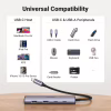 Концентратор Ugreen USB-C to 2xUSB 3.0 + 2xUSB-C CM473 gray (15395) - Image 7