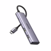 Концентратор Ugreen USB-C to 2xUSB 3.0 + 2xUSB-C CM473 gray (15395) - Image 1