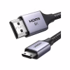 Кабель мультимедийный HDMI M to HDMI mini M 1.0m 8K HD163 black Ugreen (15514) - Image 1