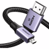 Кабель мультимедийный HDMI M to HDMI micro M 2.0m V2.1 8K60Hz HD164 black Ugreen (15517) - Image 2
