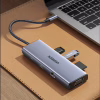 Концентратор Ugreen USB3.1 Type-C to HDMI60Hz/VGA/USB 3.0х3/RJ45/SD/TF/PD 100W 9-in-1 CM498 (15600) - Image 4