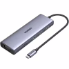Концентратор Ugreen USB3.1 Type-C to HDMI/VGA/USB 3.0х3/RJ45/SD/TF/PD/35мм TRRS 100W 10-in-1 (15601) - Image 1